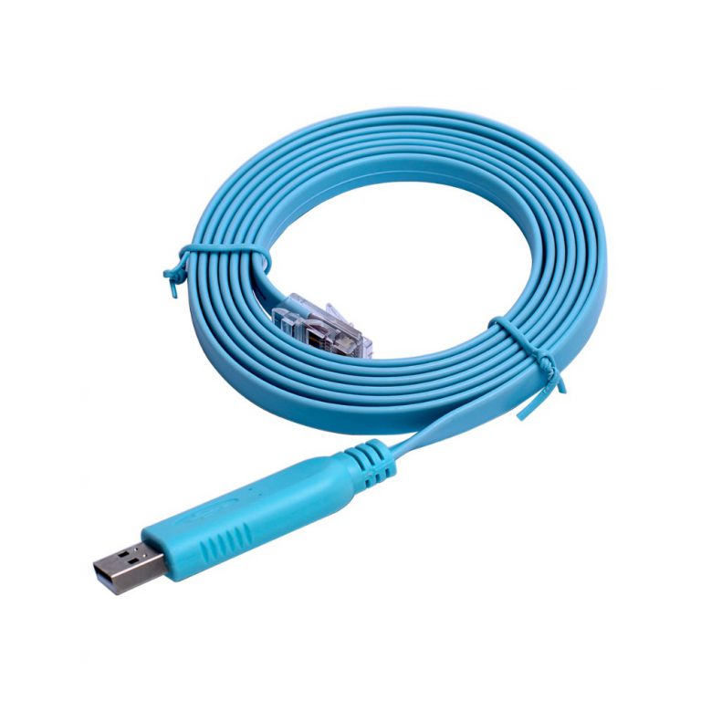 USB 2.0 to RJ45 Console Serial Cable (FTDI Chipset) 1.8 Meter